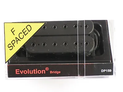 DiMarzio F-spaced Evolution Bridge Humbucker Black W/Black Poles DP 159 • $119