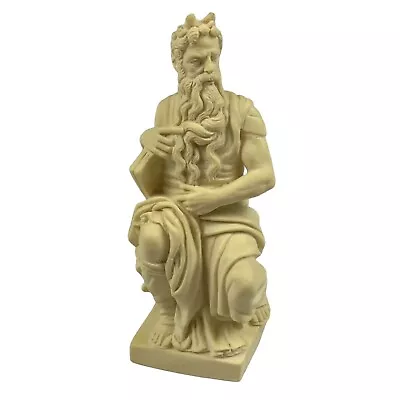 Vintage Sculptor Replica Michelangelo Moses 6” Statue Made In Italy • $24.95