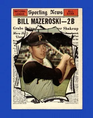 1961 Topps Set-Break #571 Bill Mazeroski LOW GRADE (crease) *GMCARDS* • $0.79