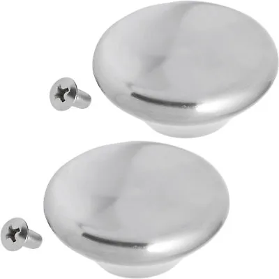 £4.99 • Buy Le Creuset Cooker Oven Pots & Pans Stainless Steel Lid Handle Knobs 2 X Pack