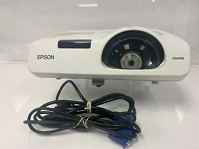 Epson PowerLite 520 LCD Projector 2700 Lumens HDMI W/1408 Used Lamp Hours • $79.99