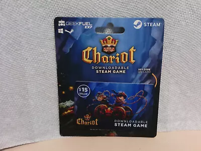 Geek Fuel EXP Chariot Steam Downloadable Game Key Card $15 Brand New Unused • $10