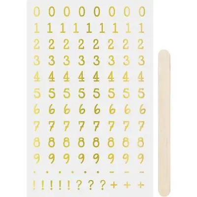 Heyda Rub-On Transfer Stickers 'Numbers 2' • £1.49