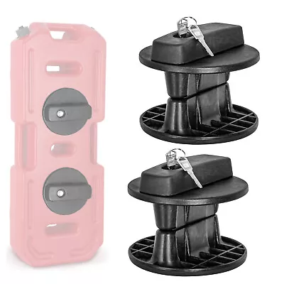 20L Mount Holder Fuel Tank Bracket Lock Gas Container Gasoline Pack Jerry Can US • $49.99