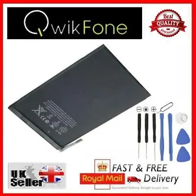 £8.50 • Buy For 2012 Apple IPad Mini 1 A1432 A1454 Replacement Battery 4490mAh With Tool Kit
