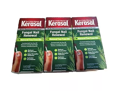 3 Boxes- Kerasal Fungal Nail Renewal Nail Repair Solution With Tea Tree Oil 😎 • $30.99