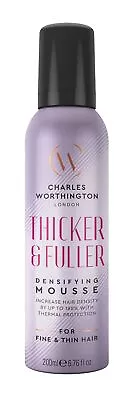 Charles Worthington Thicker And Fuller Densifying Mousse Hair Thickening Prod... • £6.63