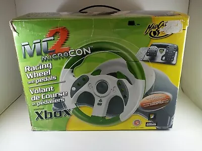 MadCatz MC2 Microcon  Racing Wheel And Pedals XBOX Mint  • $36