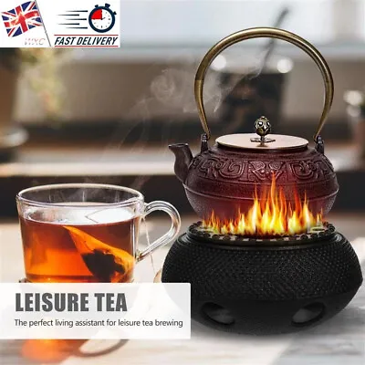 Teapot Warmer Retro Tetsubin Warmer Cast Iron Heater Tea Set Heating Appliances • £17.99