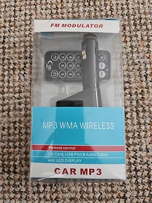 Car Wireless FM Modulator MP3/WMA • £5