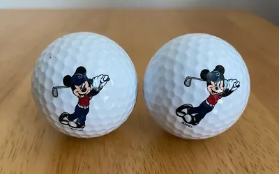 £6.99 • Buy Pair Of Mickey Mouse Golf Balls Pinnacle 1