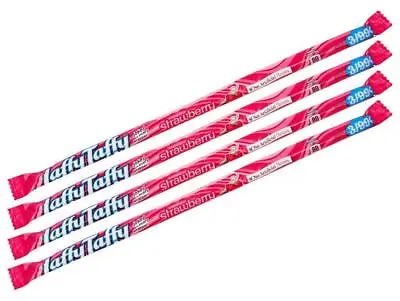 4x Laffy Taffy Strawberry Flavour Ropes American Sweets 22.9g Formally Wonka  • £5.99