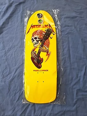 Powell Peralta X Metallica Collab OG Shape Skateboard Deck  • $200