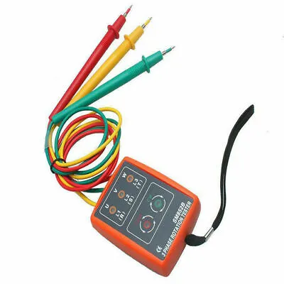 3.3” Portable 3-Phase Rotation Tester Digital Phase Indicator Detector I1V0 New • $25.93