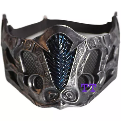 Sub-Zero Mask Mortal Kombat FRP Mask Helmet Halloween Costume Cosplay Props • $26.72