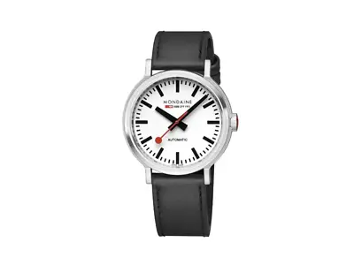 Mondaine Classic Original Automatic Watch White 41 Mm MST.4161B.LB • $755