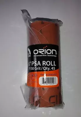 Orion 6  PSA Roll P150 Orange Paper  U. S. Chemical & Plastics 090509 (Orion) • $14.14