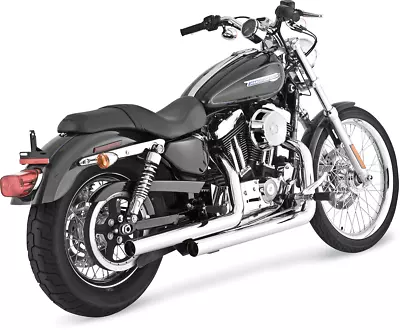 Vance & Hines Straightshots Chrome Exhaust Harley Davidson Sportster 04-13 XL • $549.99