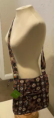 Vera Bradley Purse HIPSTER Crossbody Bag Canyon Brown Fall 2012 NEW NWT • $28.22