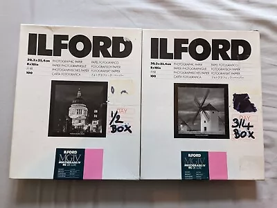 Ilford Photograhpic Paper Multigrade IV RC Deluxe Glossy 8x10 Approx. 160 Sheets • £65