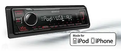 Genuine Kenwood KMM-BT205 Radio Stereo Bluetooth USB AUX Digital Media Receiver • £84.99