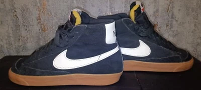 £22 • Buy Nike Blazer Mid 77 Black White Gum Sole Uk5 Us7.5 Eu38.5 24.4cm Hi Tops Sneakers