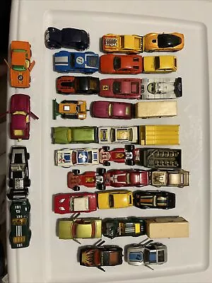 🚨🚨Lot Of 33 Vintage 1960s & 70s Matchbox Lesney Cars & Trucks • $70