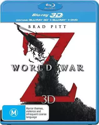 World War Z 3D  (Blu-Ray) New & Sealed - Region B • $49.98