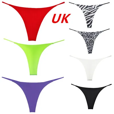 UK Women's Sexy Micro Bikini Bottom Thong Hot Summer Holiday Beachwear G-String • £8.39