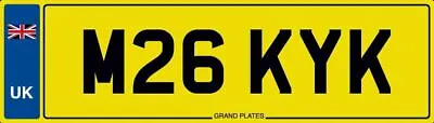 Micky K Number Plate M26 Kyk Private Registration - Mick Mike Michael Mickey Mic • $630.21