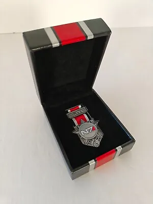 Mass Effect N7 Elite Medal Silver Replica Pin Figure Collectible Trilogy Sanshee • $74.95