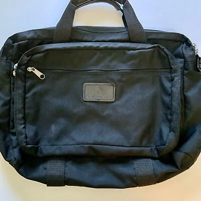 Franklin Covey Made In USA Black Tote Travel Laptop Bag Cordura Plus Fabric • $33.88