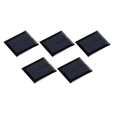 Mini Solar Panel Cell 1V 80mA 0.08W 30mm X 25mm For DIY Project Pack Of 10 • $8.42