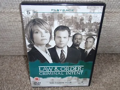 Law & Order Criminal Intent DVD 2004 / 05 The Fourth Year / Season Series 4 Four • £11.95