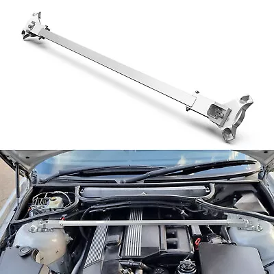 Front Upper Aluminum Strut Tower Bar Shock Stabilizer Rod For BMW E46 M52 M54 • $88