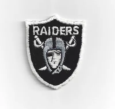 1980's Los Angeles Raiders Patch NFL Helmet Logo • $6.95