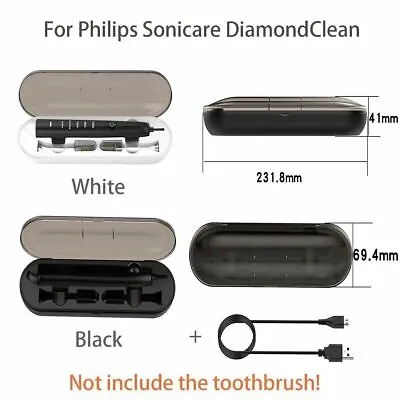 Electric Toothbrush Charger Charging Case For Philips Sonicare Toothbrush Box AU • $19.79