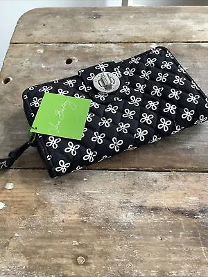 Vera Bradley NWT Mini Concerto Turnlock Wallet Zip Around Organizer NEW Black • $19.99