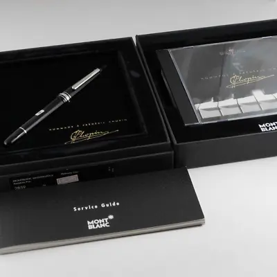 Montblanc Meisterstuck Classique P145 Black PT Fountain Pen M (MINT) With Box • $399