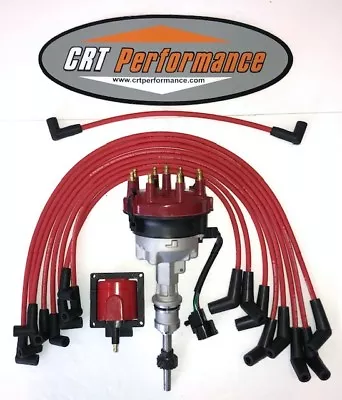 1991-1995 Ford 5.0l 302 Efi Distributor + 45k Coil + Red Usa Spark Plug Wires  • $169.95