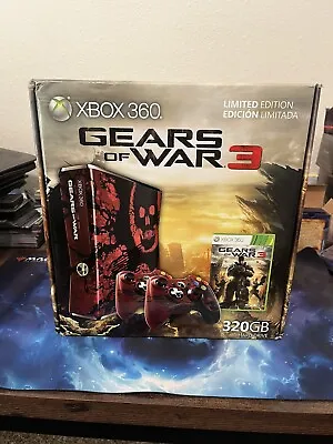 Gears Of War 3 Xbox 360 Limited Edition Console (SEALED  RARE) • $2500