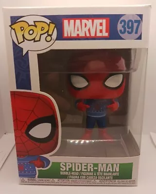$17.99 • Buy Funko Pop! Marvel: Holiday - Spider-Man Christmas Sweater #397