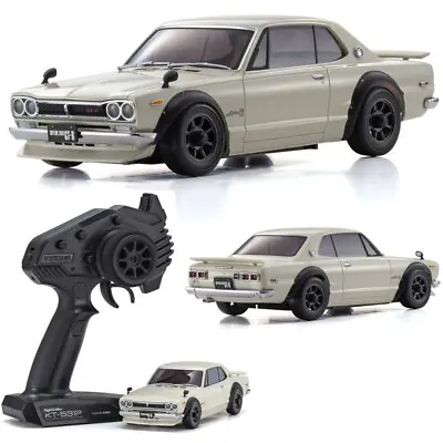 NEW Kyosho MINI-Z AWD NISSAN SKYLINE 2000GT-R White RTR Touring Car FREE US SHIP • $199.99