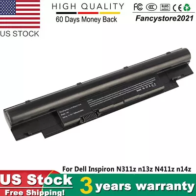 $16.99 • Buy ✅Battery For Dell Inspiron 13Z 14Z (N411Z) Vostro V131 Latitude 3330 H7XW1 268X5