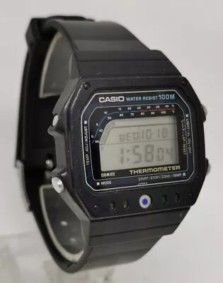 Vintage 1980s Casio Senna TS-1200 Module 515 LCD Digital Thermometer Wrist Watch • £245