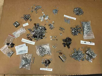 Lot Of Vintage Bicycle Hardware Screws Bolts Schwinn Huge Collection Get Screwd! • $75