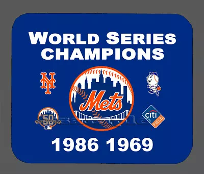 New York Mets World Series Championship Banner Mouse Pad Item#1907  • $19.99