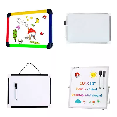 VIZ-PRO Small Dry Erase Board Kid's Drawing Board School Writing Board A3/A4 • $8.45