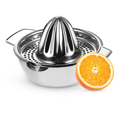 AEX Stainless Steel Juicer Squeezer Manual Citrus Fruit Lime Orange Juice Press • £3.99