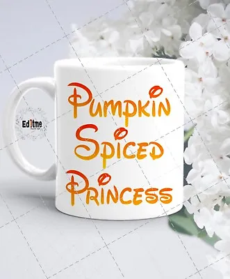 £6.99 • Buy Halloween Mug - Pumpkin Spice Princess Mug Halloween Decoration Gift